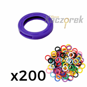 Nakładka 007 - okrągła - oponka - MIX 200 sztuk